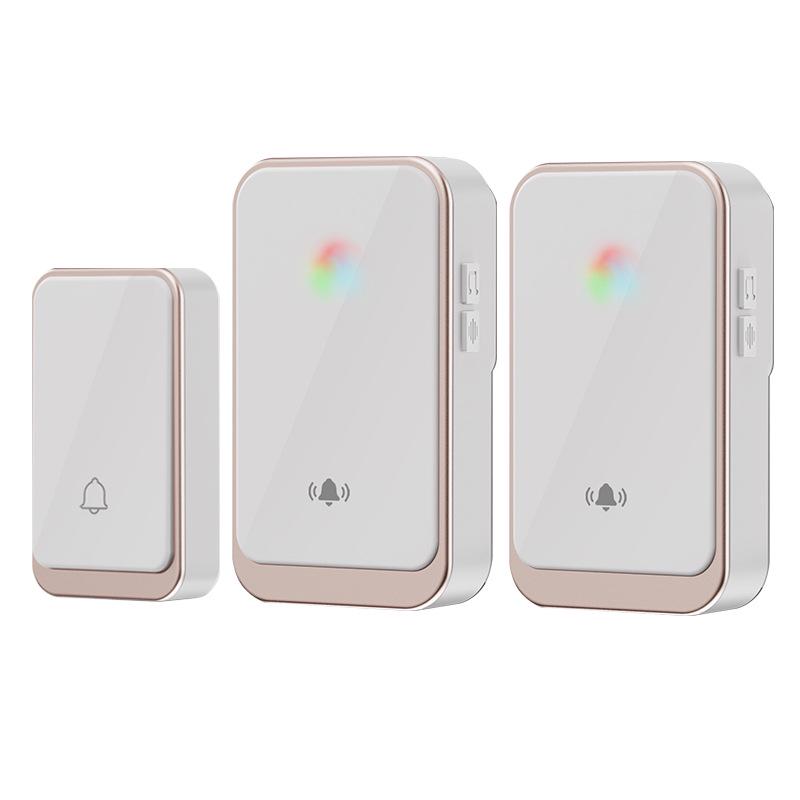 Wireless Doorbell with Adjustable Volume & Easy Plug-and-Play Smart Pairing for Elderly