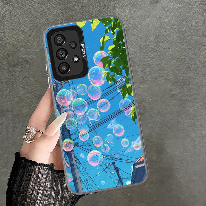 Anime Aesthetic Scenery Soft Phone Case for Samsung A17 A16 A15 A14 A13 A57 A56 A55 A54 A53 A37 A36 A35 A34 A33 A26 A25 A24 A23