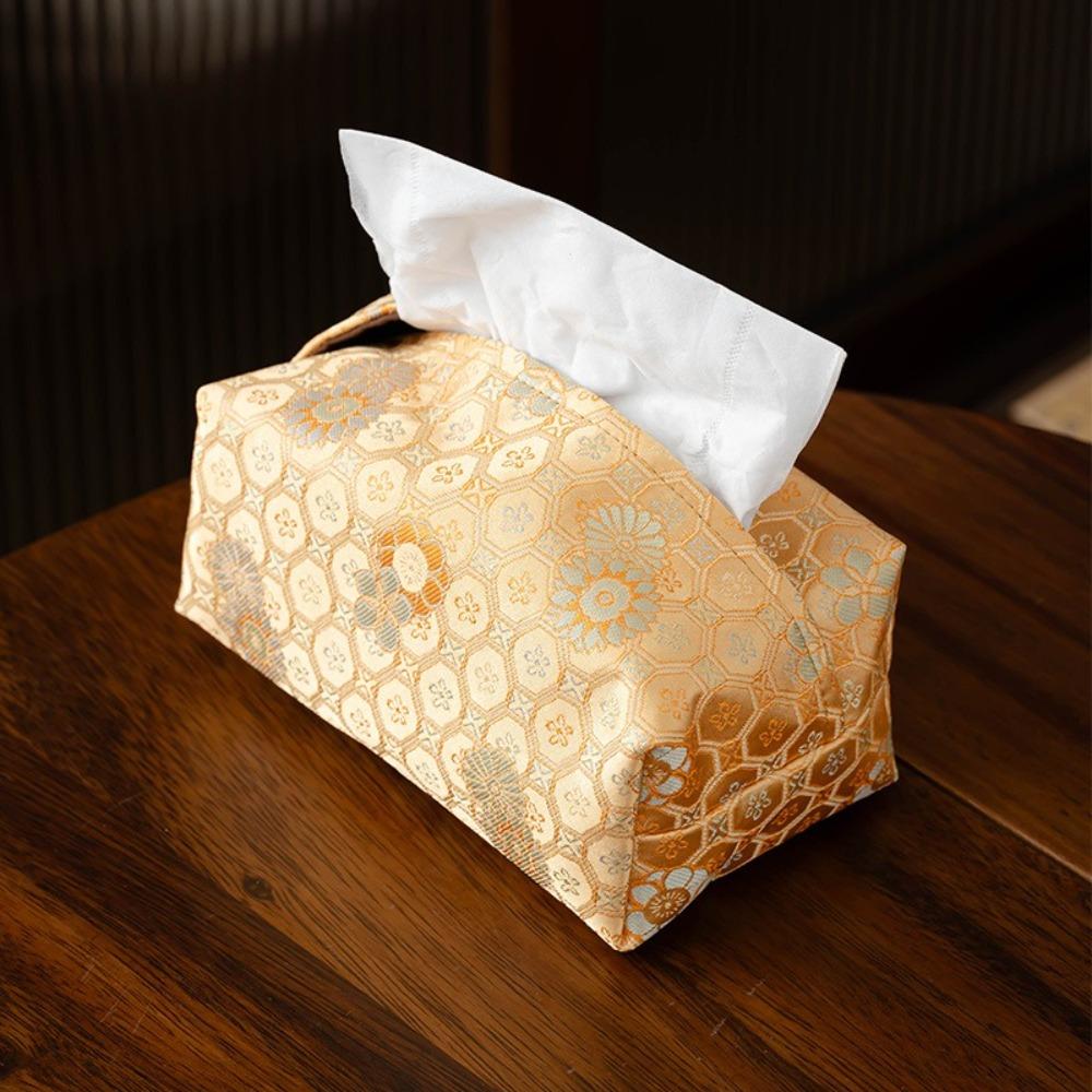 Retro Style Tissue Box Exquisite Napkin Case Desktop Decorate Napkin Paper Holder  Office