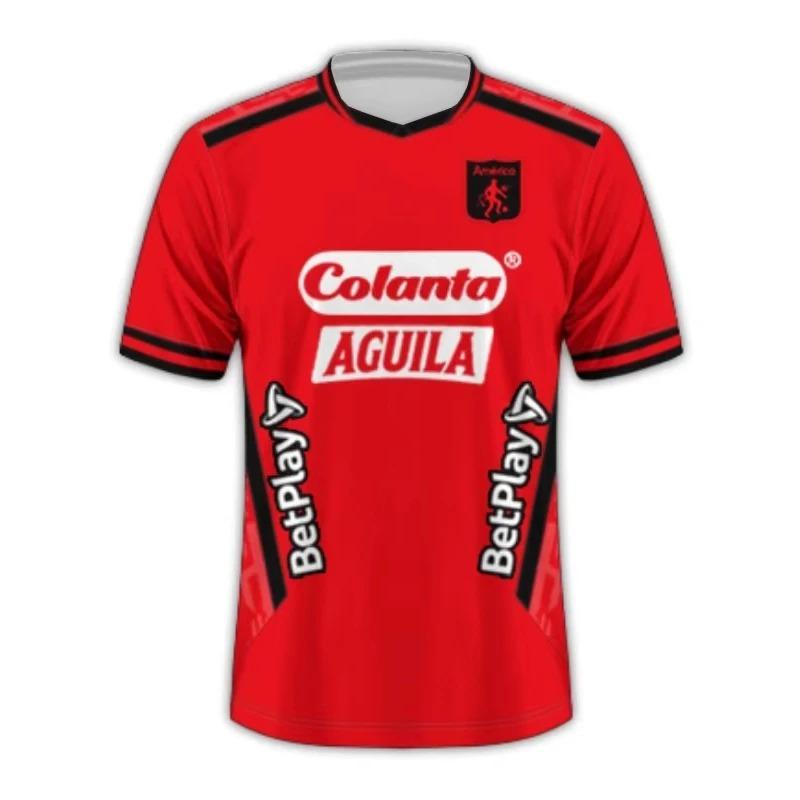 

Soccer Jersey América De Cali 2026 Home Kit 3D Printed Adult Kids Athleisure T-Shirt Family Matching Quick-dry Soft Lightweight XS