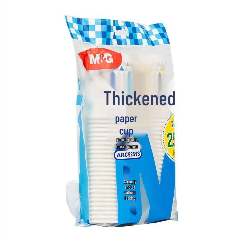 M&G 9oz Disposable Thickened Paper Cups (100-count)