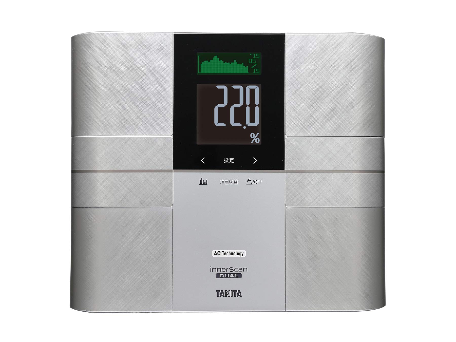 

Body Composition Monitor Inner Scan Dual Weight Scale Health Meter RD-504 (Silver) срібний