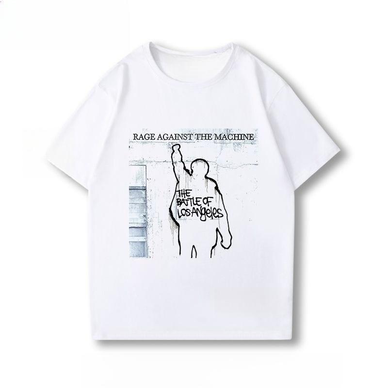 Men s and Women s Cotton Rock Short-sleeved Rage Against The Machine Rage Against The Machine Band Band T-shirts S разноцветный
