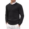 Men's Slim Fit Crew Neck Cable Knit Sweater