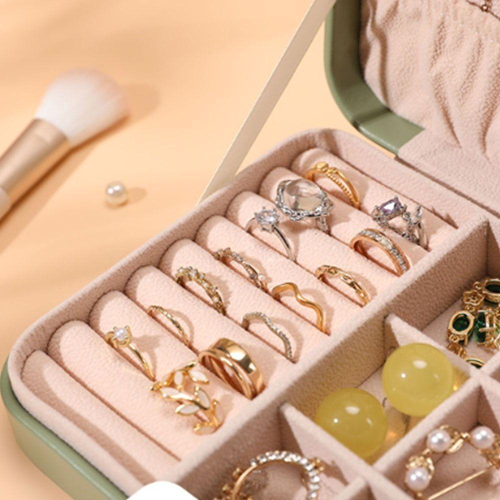 Large Capacity Jewelry Storage Box Dust-proof Necklace Storage Case  Rings Storage