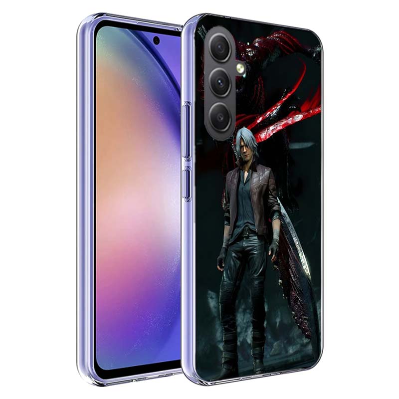 D-Devil May Cry DMC Phone Case for Samsung A17 A37 A57 A07 A16 A26 A36 A56 A06 A02S A12 A22 A32 A52S A04S A14 A24 A34 A54 A03 A1