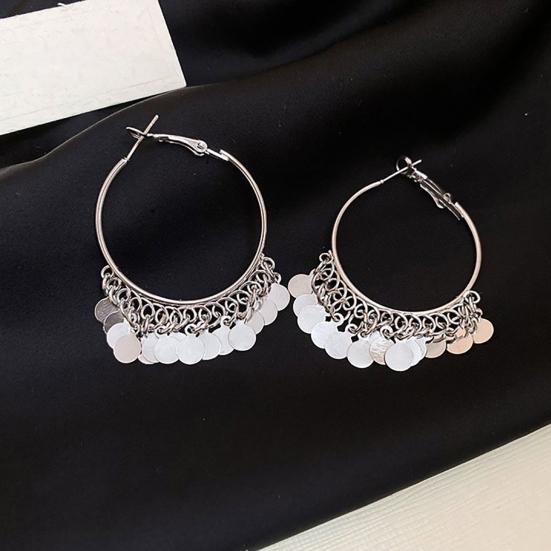 1 Pair Bohemia Style Drop Earrings Ethnic Style