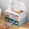 Transparent Desktop Storage Box Stackable High-capacity Storage Bins Drawer Style Sundries Sorting Bin Coffee Tea Sugar Storage