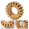 A25F-Aluminum Bracket Adhesive Remover Eraser Wheel Kit Including Hollow Rubber Wheel& Grinding Head