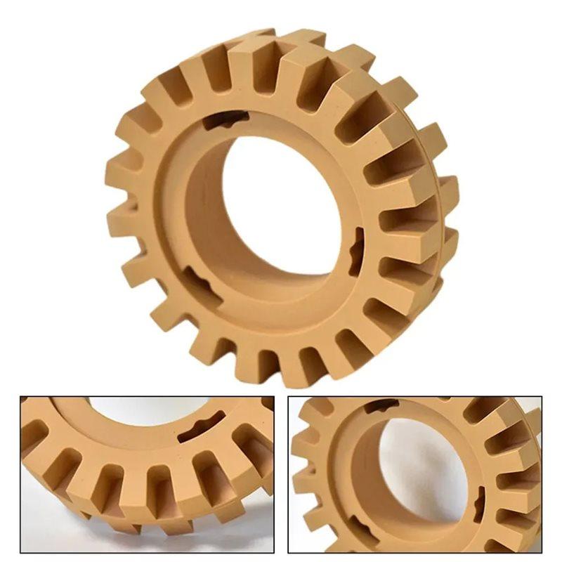 A25F-Aluminum Bracket Adhesive Remover Eraser Wheel Kit Including Hollow Rubber Wheel& Grinding Head