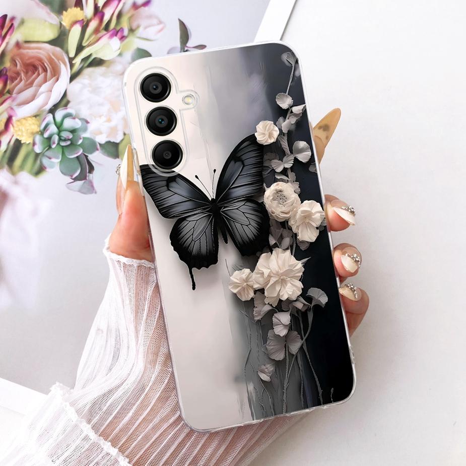 For Samsung Galaxy A56 5G Case A16 A26 A36 New Butterfly Painted Cover Silicone Case For Samsung A16 A 26 Galaxy A36 Soft Fundas