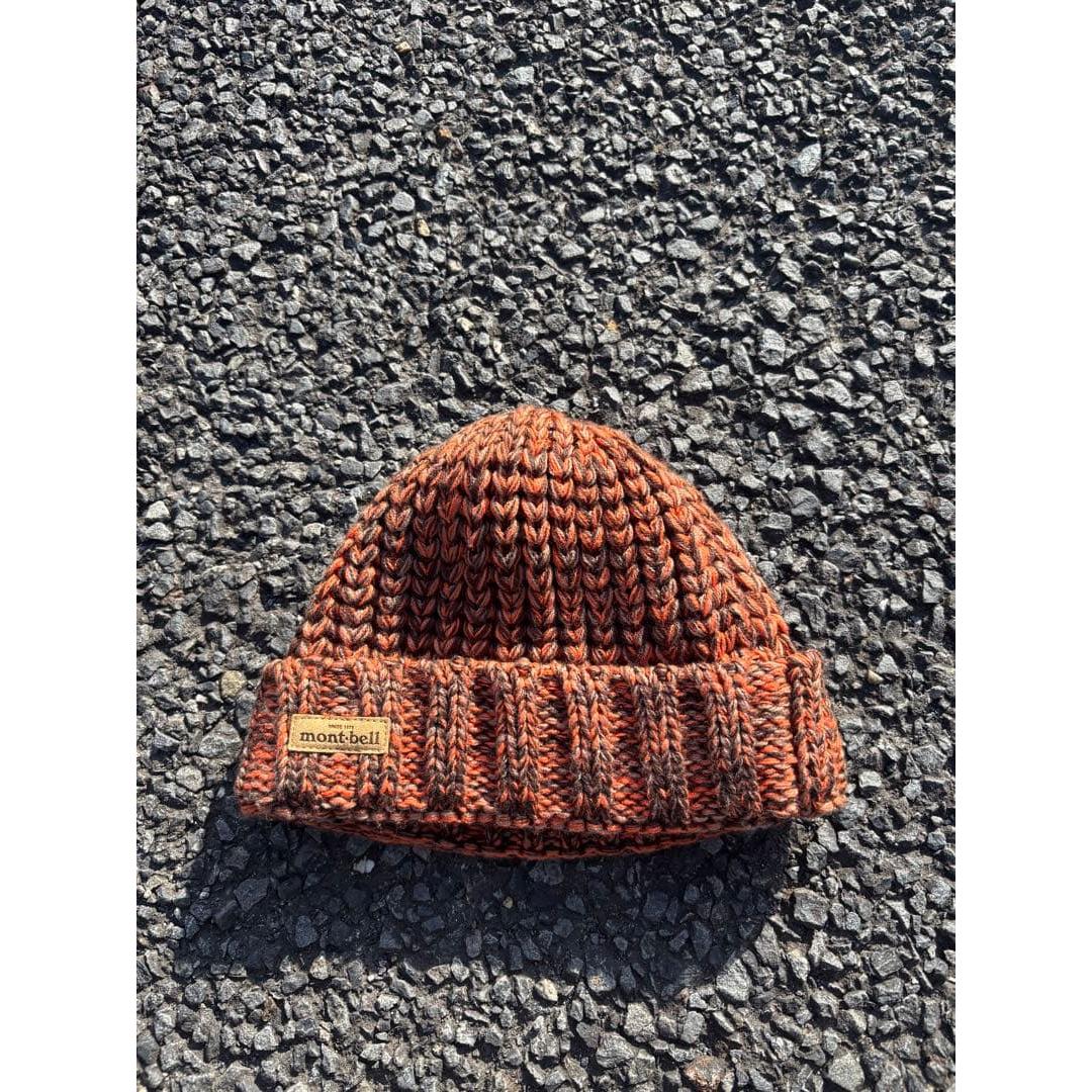 Used mont-bell knit hat S/M orange