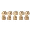 5PCS G1 2in Female Thread Brass Deck Jet Nozzles Durable Waterscape Fountain Nozzle Automatic Waterscape Nozzle for
