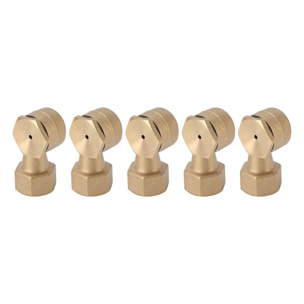 5PCS G1 2in Female Thread Brass Deck Jet Nozzles Durable Waterscape Fountain Nozzle Automatic Waterscape Nozzle for