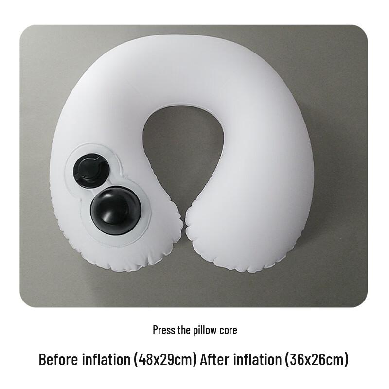 DAXTE Inflatable U-shaped Travel Pillow