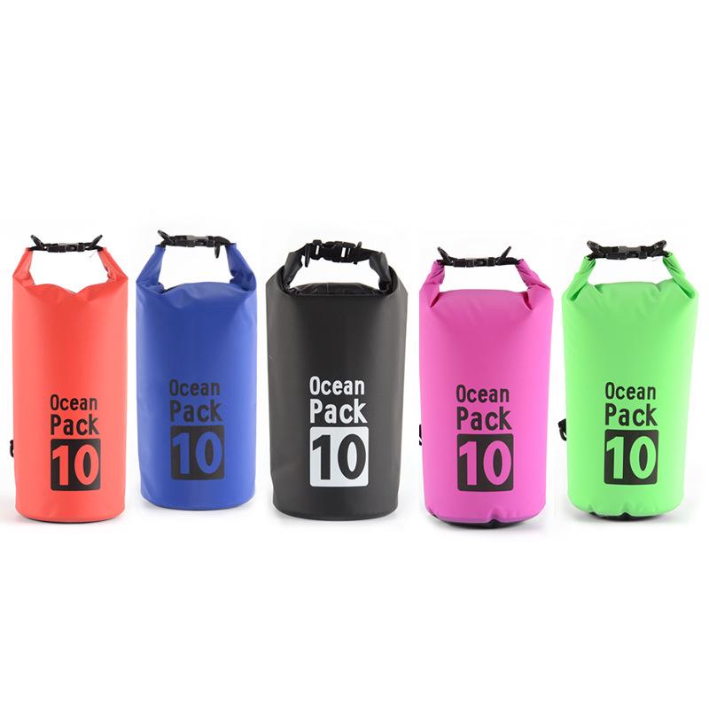 Borsa impermeabile da esterno per rafting e spiaggia in tessuto a rete in PVC (Il colore varia)