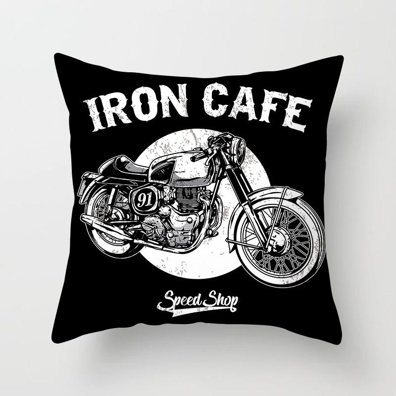 Japanese Ninja Character Digital Single-sided Printing Sofa Pillow Cushion Cover Home
