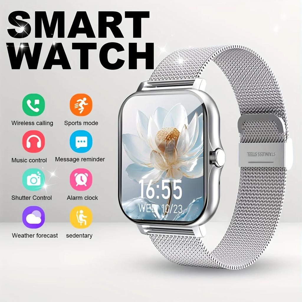 Upgrad Smart Watch For Men Women 1.83Inch Full Touch Display BT Call Sports Monitoring SmartWatch For Android&IOS Phone