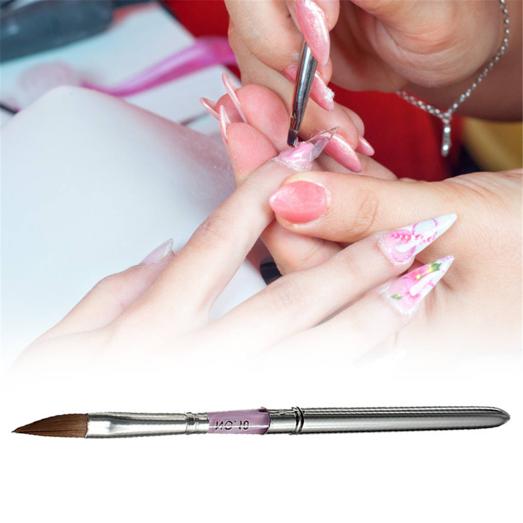 Pędzel do malowania zdobień na paznokciach, uchwyt w tubce, narzędzie do malowania manicure, rozmiar 2