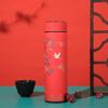 Retro Chinese Thermos Cup: 304 Stainless Steel with Smart Temperature Display and Artistic Design - Ideal Business Gift
