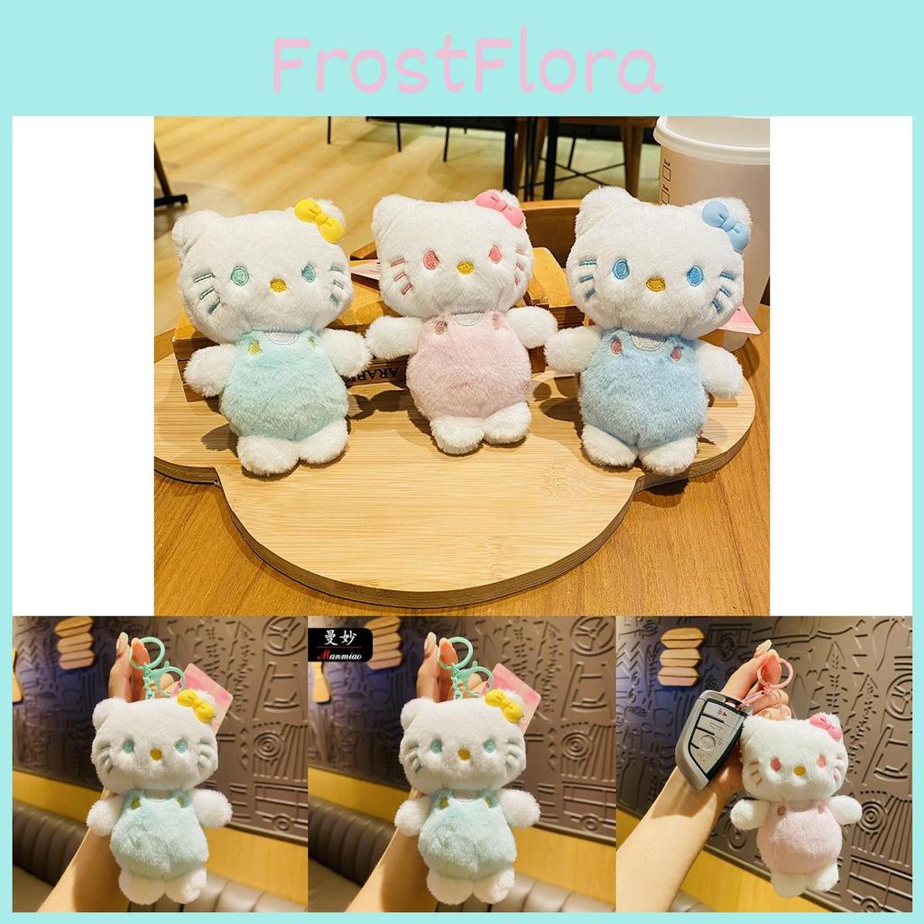 Adorable Dopamine Kk Cat Keychain Plush Bag Pendant Cute Gift For Women And Girls