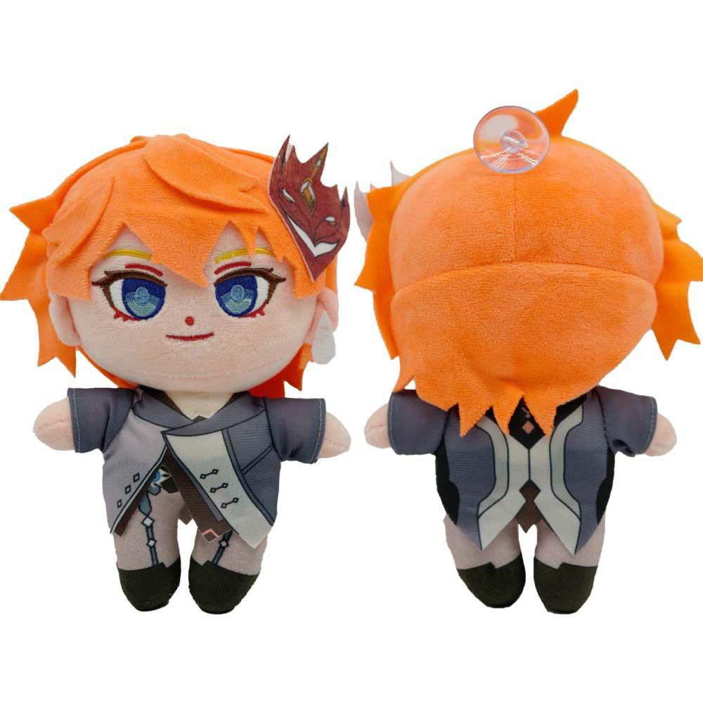 Genshin Ganyu Impact Klee Zhongli Hutao Plush Doll Stuffed Toy Gift Children