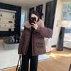 Autumn Winter Thicken Warm Parka Women Casual Sweety Solid Color Big Pocket Loose Jackets Outwear