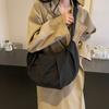 Large Capacity Tote Bag Solid Color Women's Shoulder Crossbody Bag