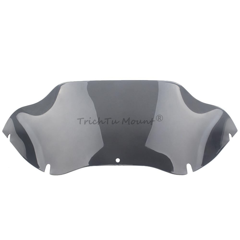 Motorcycle 9.5" Wave Windshield Fairing Deflector Cover Accessories For Harley Road Glide FLTR FLTRX Windshield Trim 1998-2013