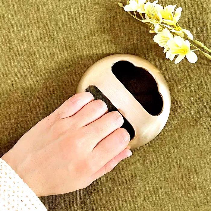Premium Home Aesthetic Massager_[Angel Gualsa + Pouch Gift] Bangjja Organic One-Hand Gualsa
