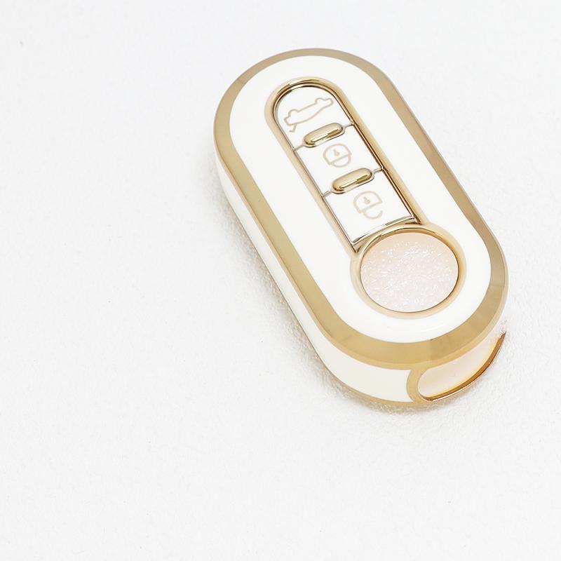

For Citroen Jumper Peugeot Boxer Fashion TPU Shell Fob For FIAT 500 Lancia Musa Ducato Panda Punto 500L Car Key Case Cover