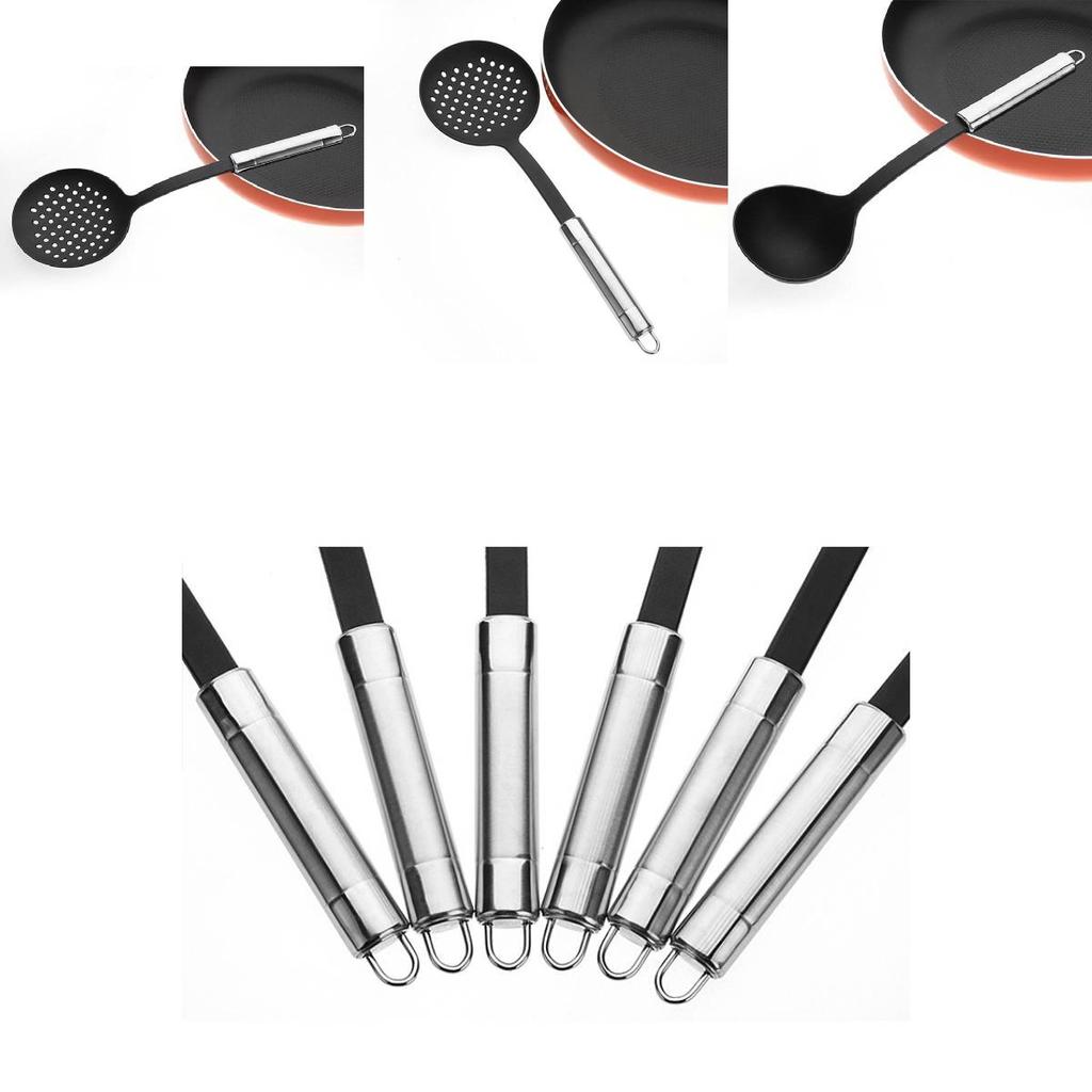 Modern Minimalist Nylon Cooking Utensils With Pp Handles For Home Kitchen Use