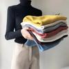 2024 Women's Fashion Slim Fit Solid Color High Neck Knit Sweater