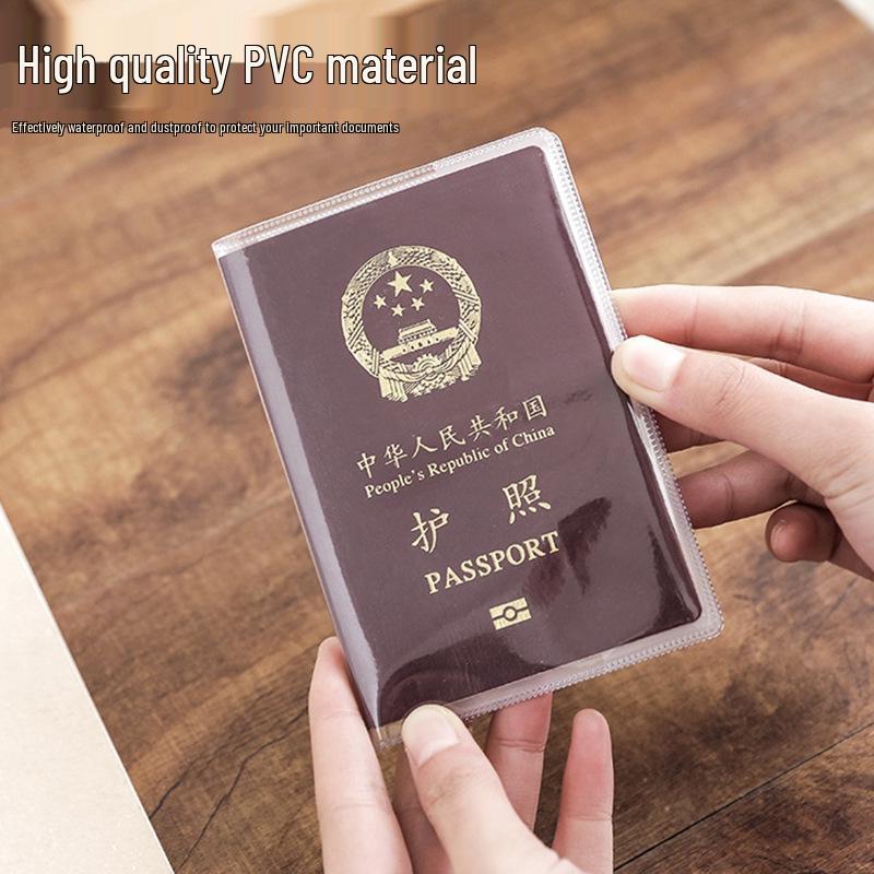 Waterproof Transparent Passport Holder & Protector Travel Wallet Sleeve