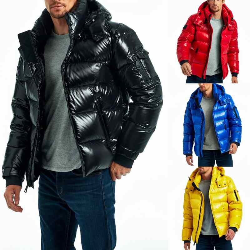 Buy Winter Men Bubble Coat Warm Plus Size Men Winter Lightweight Wind