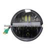 Wrangler 7" 30W LED Headlight with Daytime Running Light and Turn Signal, High/Low Beam.