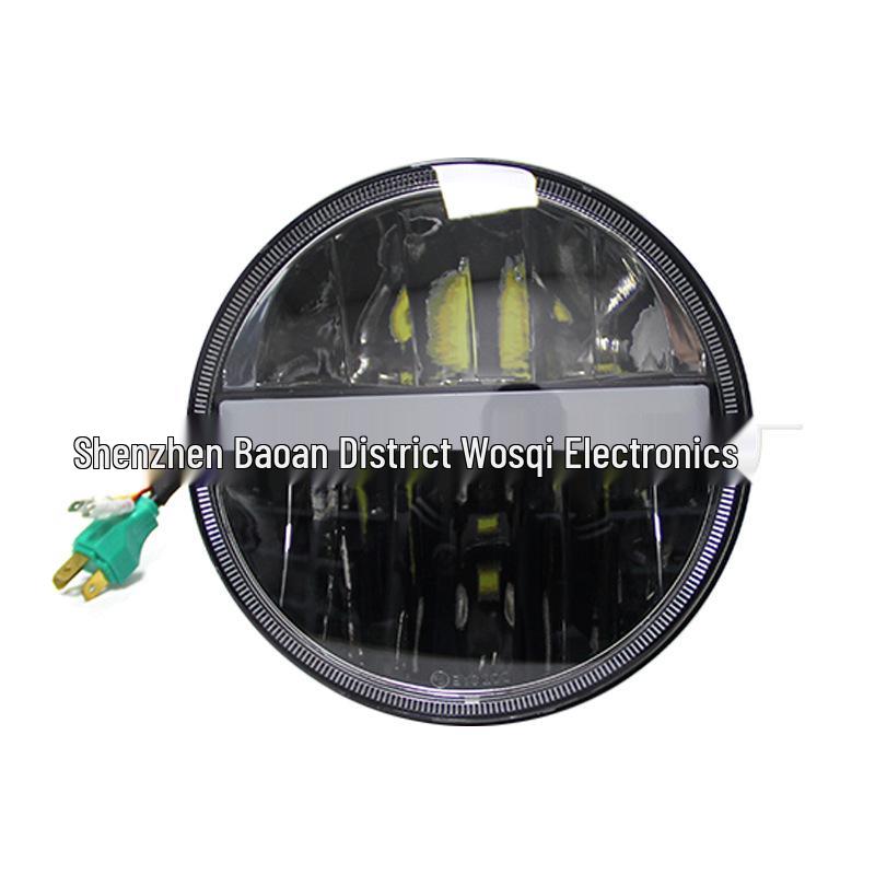 Wrangler 7" 30W LED Headlight with Daytime Running Light and Turn Signal, High/Low Beam.