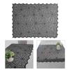 Scary Halloween Table Cover, 32x41inch Rectangles Festival Black Lace Tablecloth Decoration for Festives Occasion