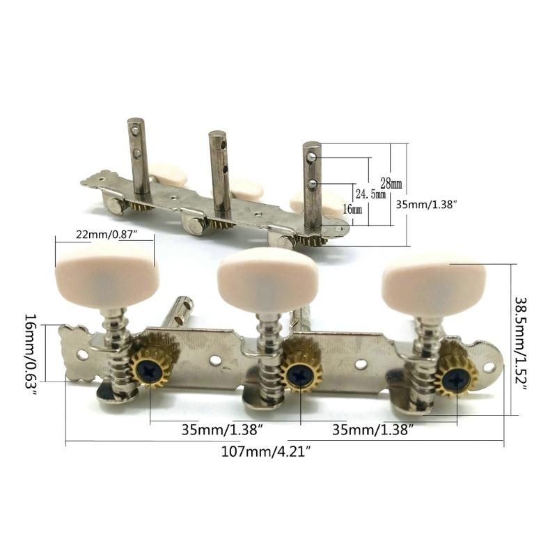 Classical Guitar Tuners Guitar String Tuning Pegs Machine Heads Knobs Guitar String Tuning Peg Tuner 1R1L Guitar Parts