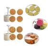 Hand-Pressure Moon Cake Mould Mid Autumn Festival Bath Bombs Food-Grade Plastic