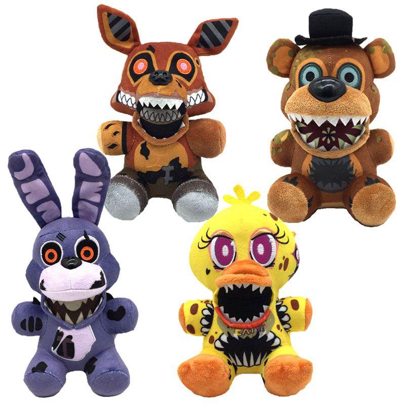 Entzückende Five Nights At Freddy's Plüschtiere mit Chica, Bonnie, Foxy und Freddy für Kinder