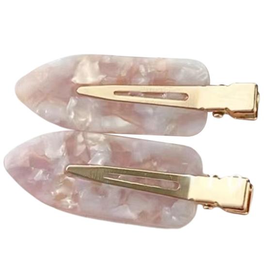 

2 шт. Корейский стиль Противоскользящий Зубчатый Зажим для Волос Акриловый Плоский Бесшовный Зажим для Волос Аксессуары для Волос