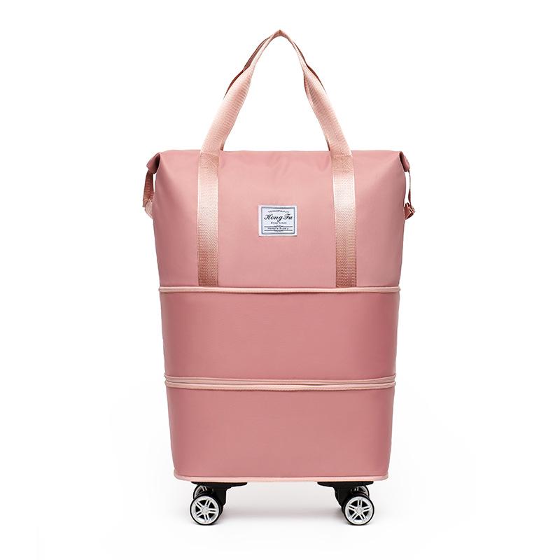 Expandable Wheeled Travel Bag for Business Trips and Short Commutes