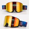 HD-Spiegel-Skibrille, doppelschichtig, UV400, beschlagfrei, für Schnee, Snowboard, Skimaske
