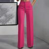 Women's Fashion Casual Wide-Leg Straight-Cut Suit - New Style High Waist Draped Style Versatile Overalls