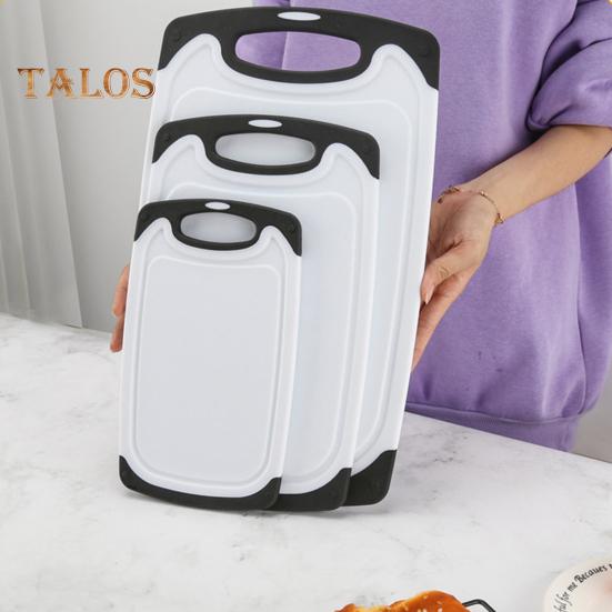 3 Pcs Chopping Board Non-slip Reversible BPA Free Easy To Clean Multipurpose Cutting Boards Home Supplies