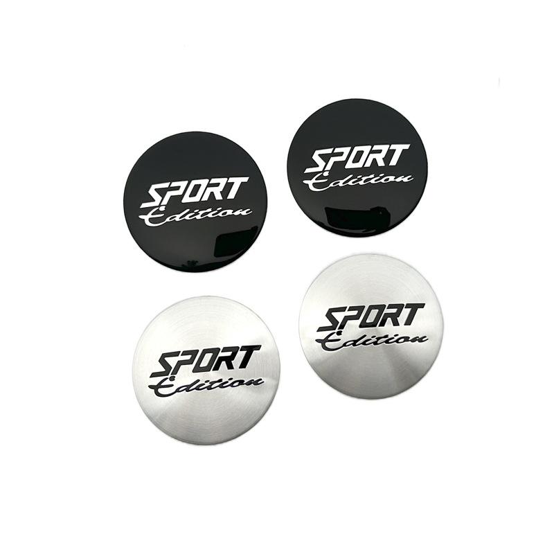 Sport Edition Modified Wheel Center Hub Cap, 60mm Outer 56mm Inner Diameter Wheel Center Decorative Cover Auto Exterior Accessories