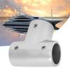 Polished Boat Handrail Tee Marine Pipe Connectors  Marine Yacht Boat Deck Railing