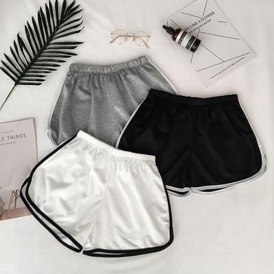 Jednoduché ženy Ležérní šortky Patchwork Body Fitness Cvičení Letní šortky Dámské Elastické Skinny Slim Beach Egde Short Hot