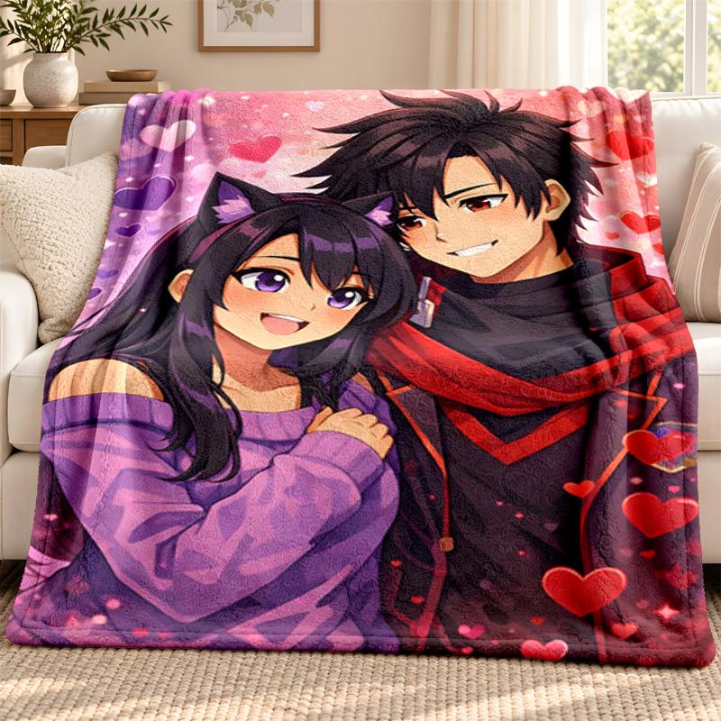 APHMAU Decke Flanelldecke Weiche Gemütliche Plüschdecke für Sofa Bett Leichte Heimdekoration Outdoor Camping